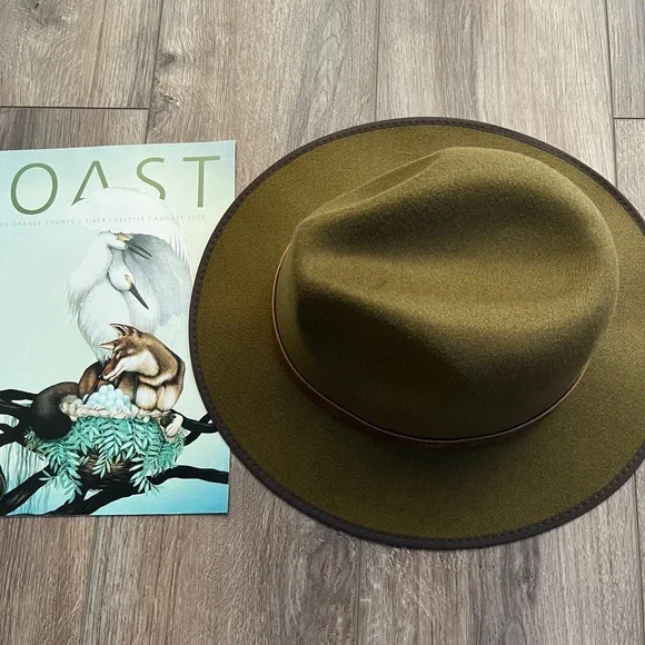 HP🌹🌹🌹🌹🌹BNWT Frye Fedora Hat - Picture 2 of 5
